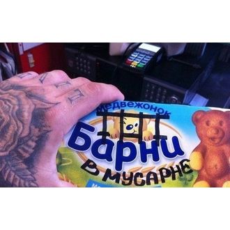 Коль возьмешь сегодня Барни, никогда не попадешь в мусарню*