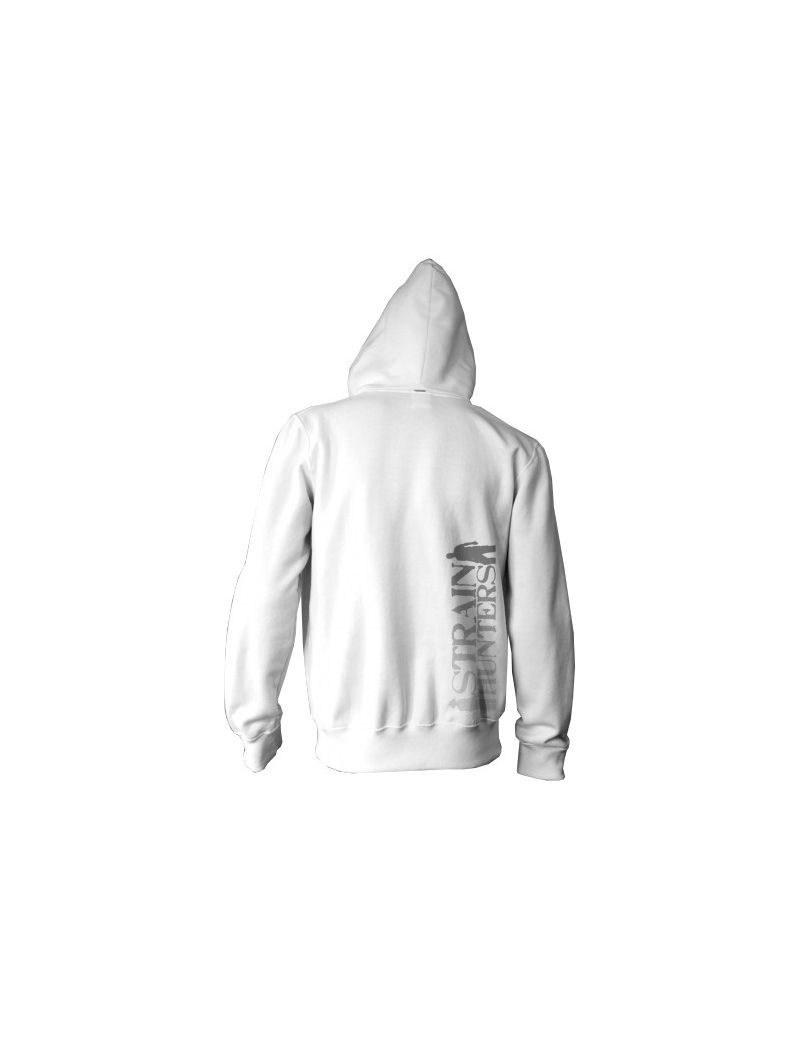 Толстовка на молнии мужская, белая / Strain Hunters, размер М, Фасовка: 1, изображение 2