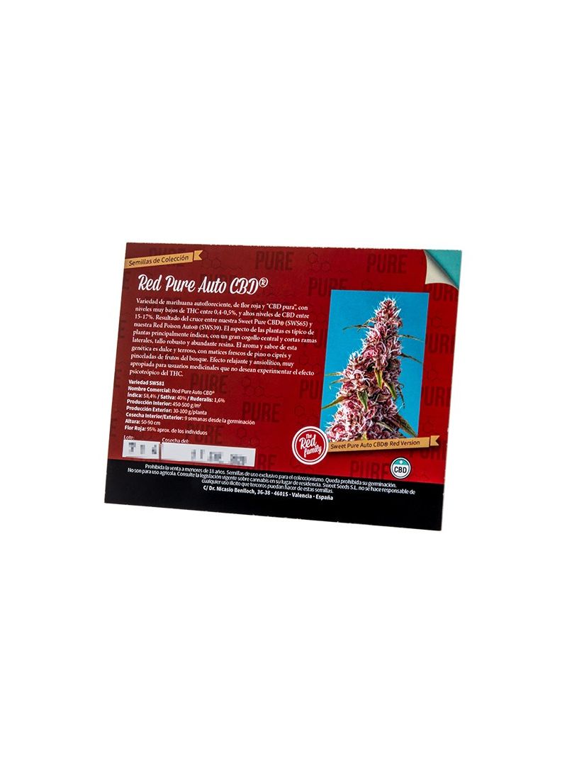 Red Pure Auto CBD, Фасовка: 3+1, изображение 5