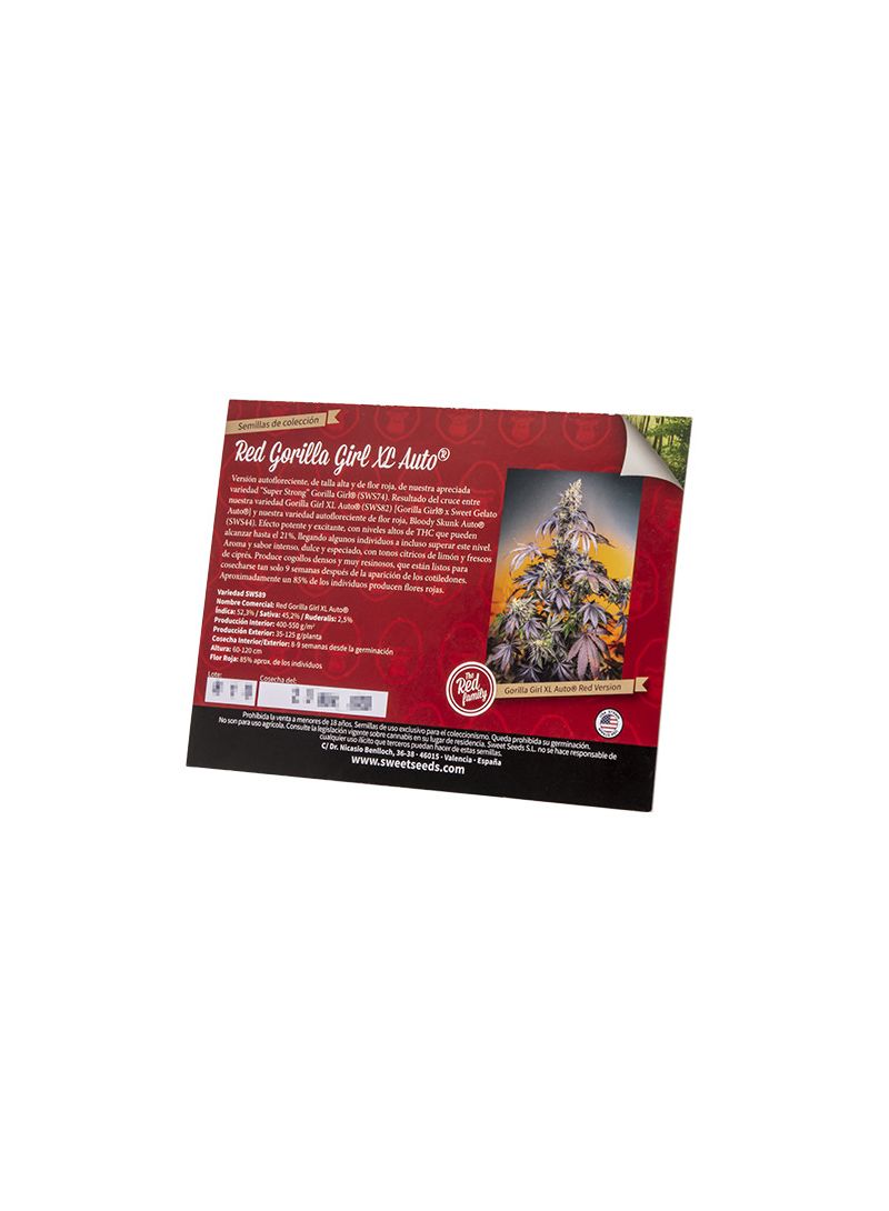 Red Gorilla Girl XL Auto, Фасовка: 3+1, изображение 5